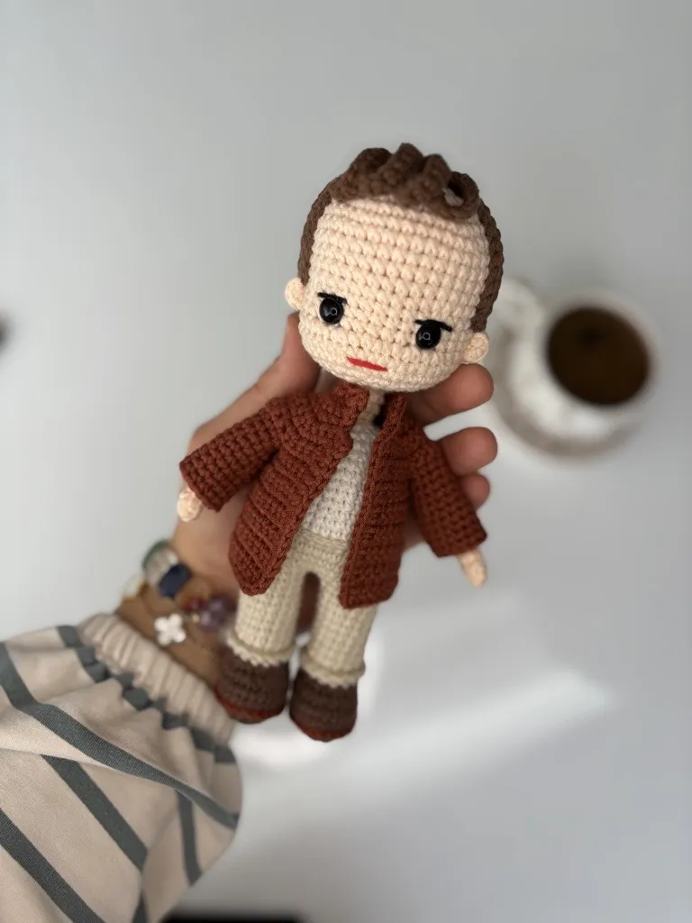 Amigurumi Mühendis Bebek - Örme Oyuncak Bebek - El Emeği