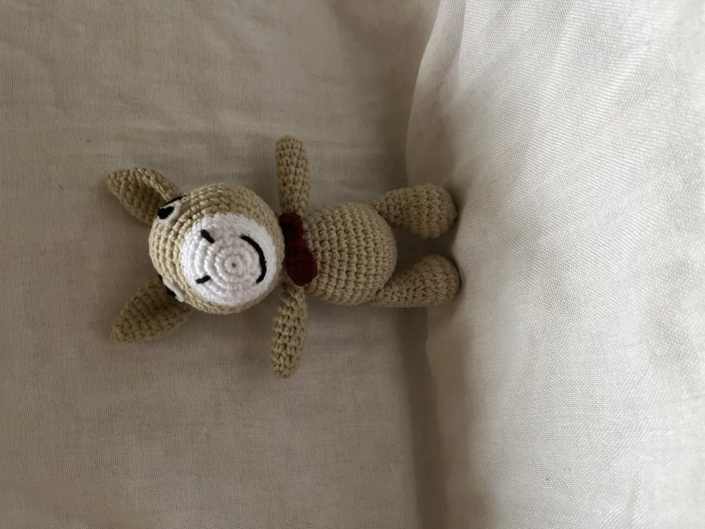 Amigurumi Sıpa Anahtarlık - Örme Çanta ve Araba Aksesuarı