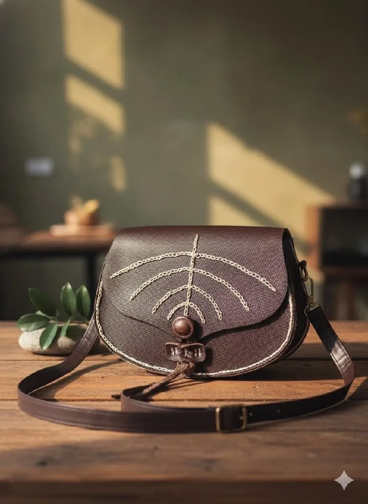 Hakiki Deri Omuz Çantası - El İşçiliği