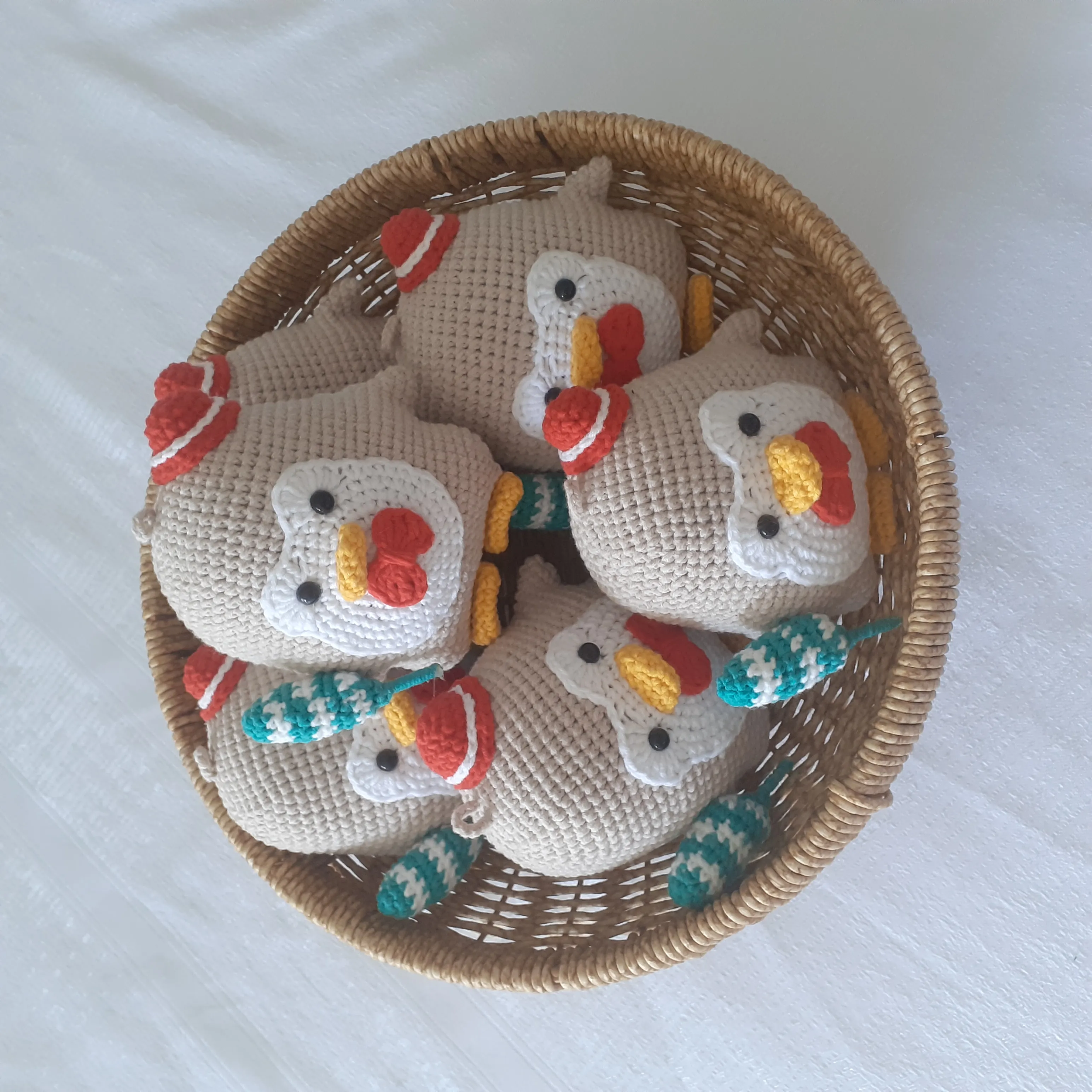 Amigurumi Penguen Bebek Oyuncak - Yılbaşı Temalı El Emeği Hediye