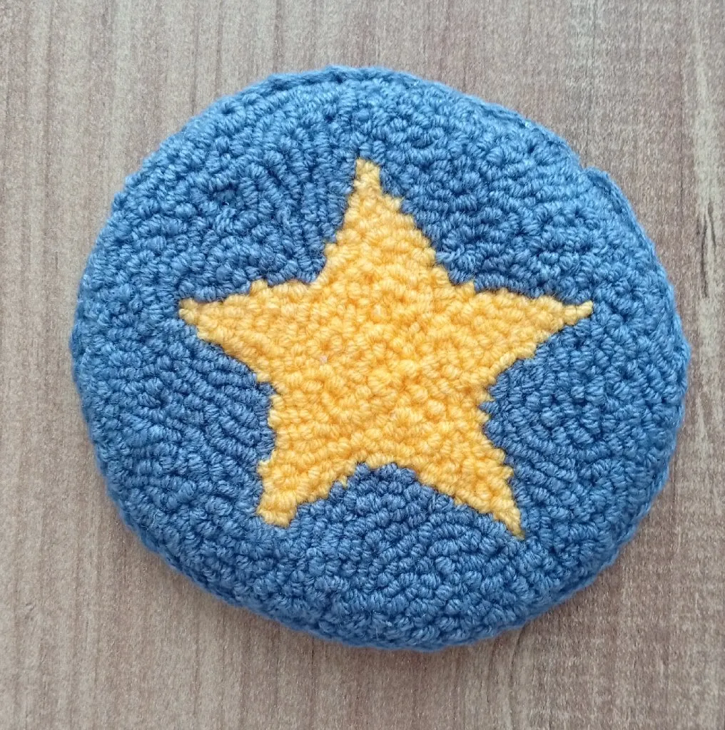 Punch Nakışı Yılbaşı Temalı Bardak Altlığı Seti (6 Adet)