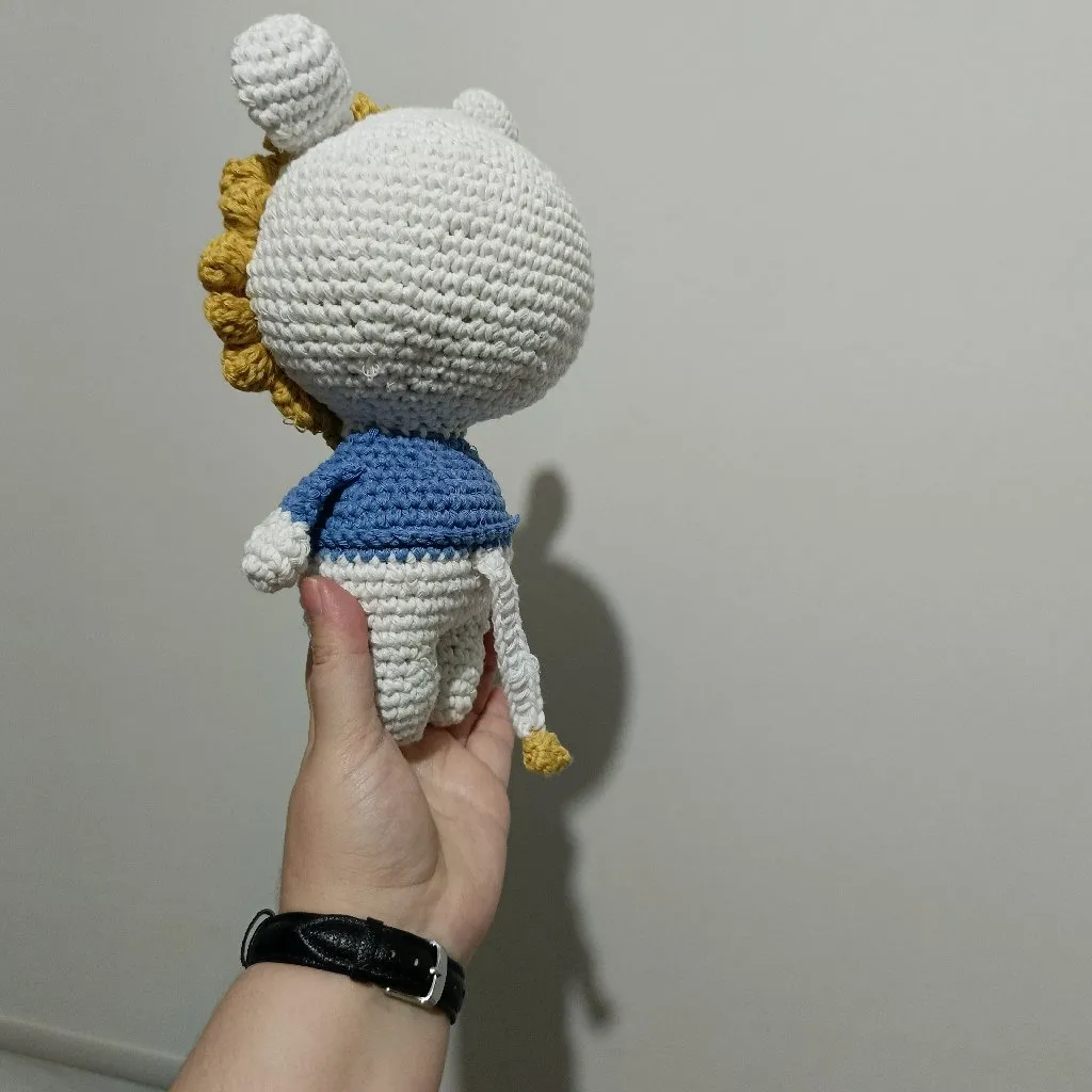 Örgü Erkek Aslancık Amigurumi Bebek Oyuncak - El Emeği