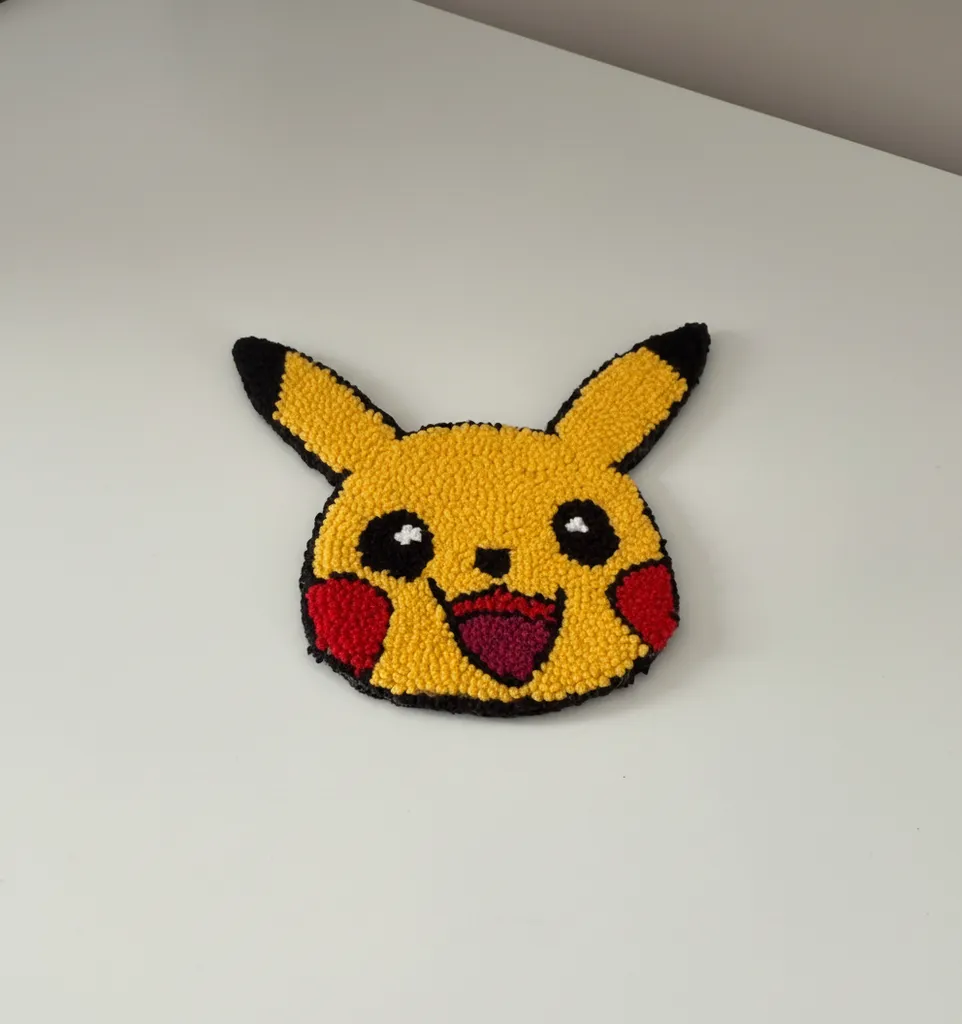 Çizgi Film Karakter Bardak Altlığı - Punch Nakışı El Emeği Hediyelik