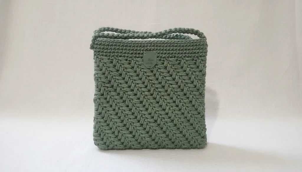 Kağıt İp ve Makrome İpinden Örme Çantalar - El Emeği Hediyelik