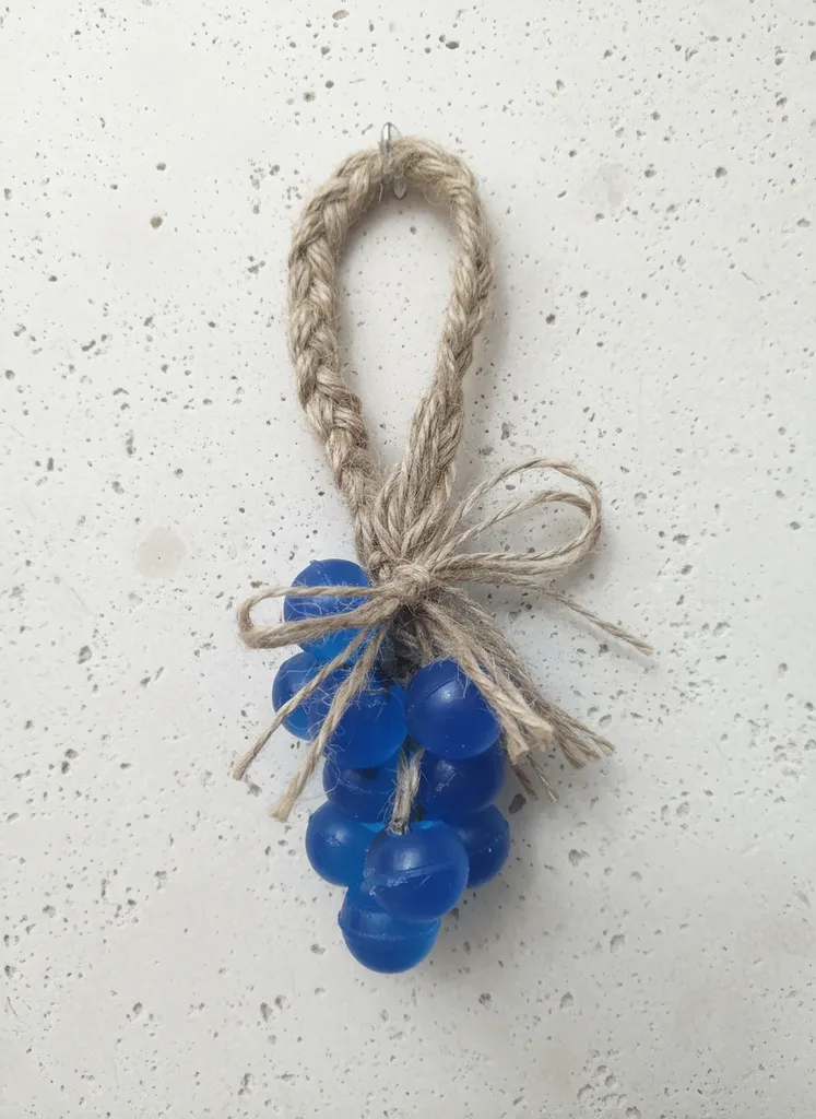 Mavi Lavanta Kokulu Üzüm Sabun Demeti - Dekoratif El Yapımı Sabun