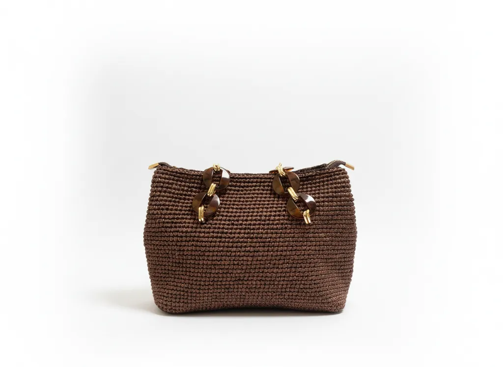 Polyester Makrome İp El Örgüsü Çanta | Dayanıklı Şık Dört Mevsim Omuz Çantas