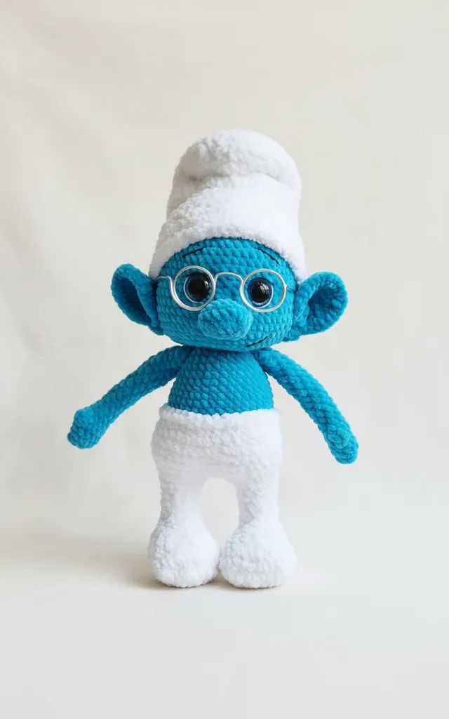 Amigurumi Bilgin Şirin Figür - El Yapımı Oyuncak Bebek (35-40 cm)