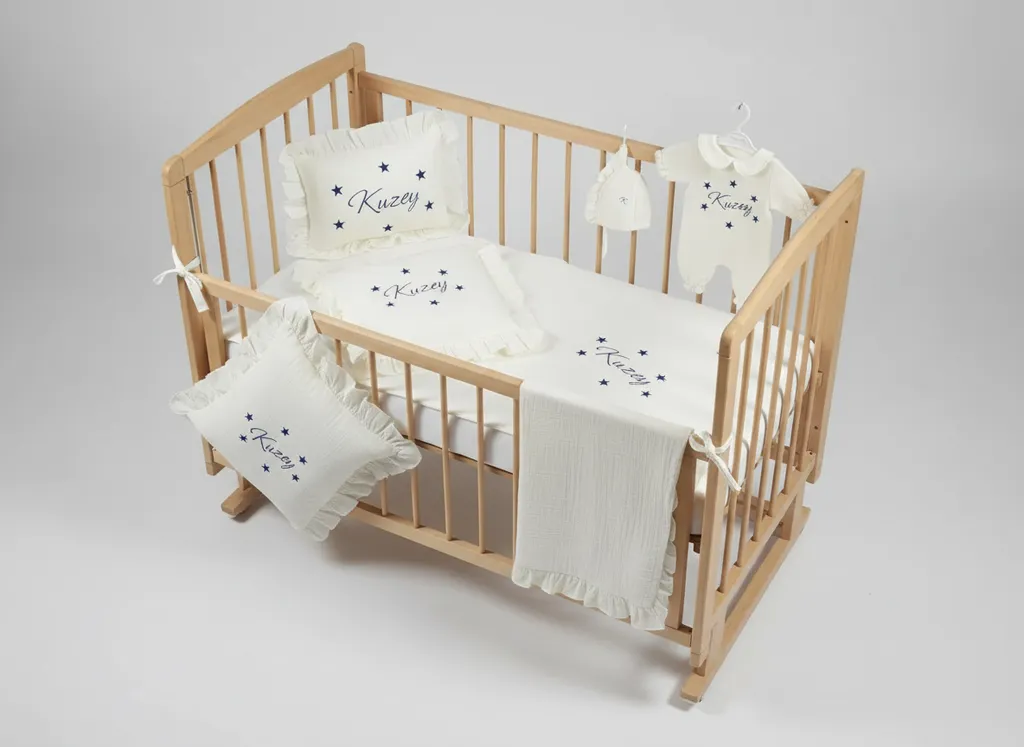 Müslin Hastane Çıkışı - İsimli Nakışlı Battaniye