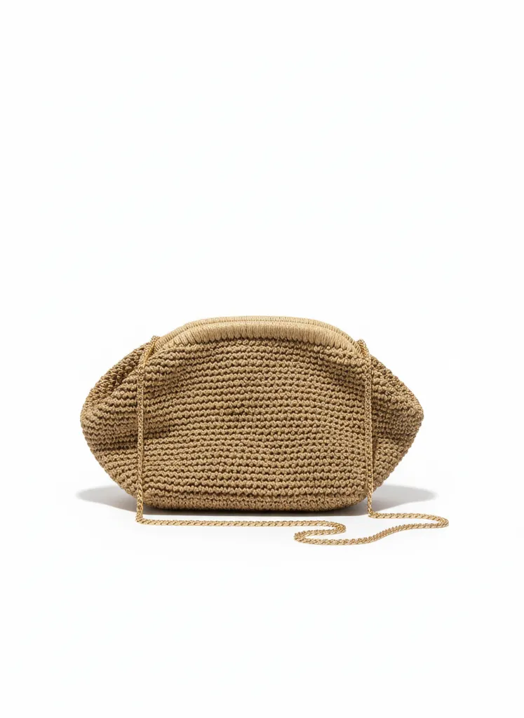 Kağıt İp Örgü Omuz Çantası - Craft Burslu Tasarım, El Emeği