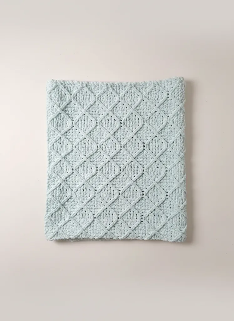 Mint Yeşili Alize Puffy Bebek Battaniyesi - Organik ve Yumuşak