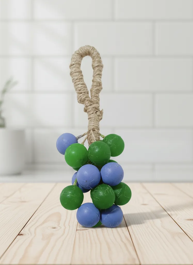 Yeşil ve Lila Renkli Üzüm Salkımı Sabun - Doğal Gliserinli