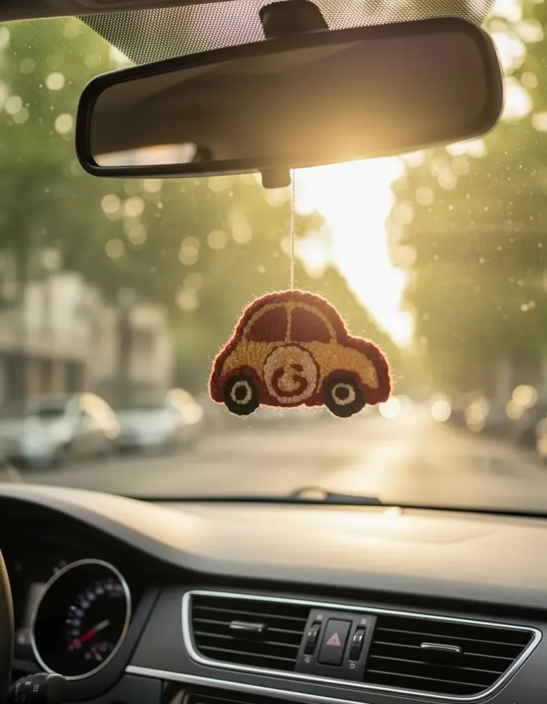 Galatasaray Logolu Punch Nakışlı Araba Dikiz Aynası Süsü