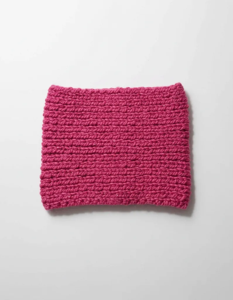 El Örgüsü Yumuşak Dokulu Pembe Simli Kız Çocuk,boyunluk,şal,atkı 18x48 cm