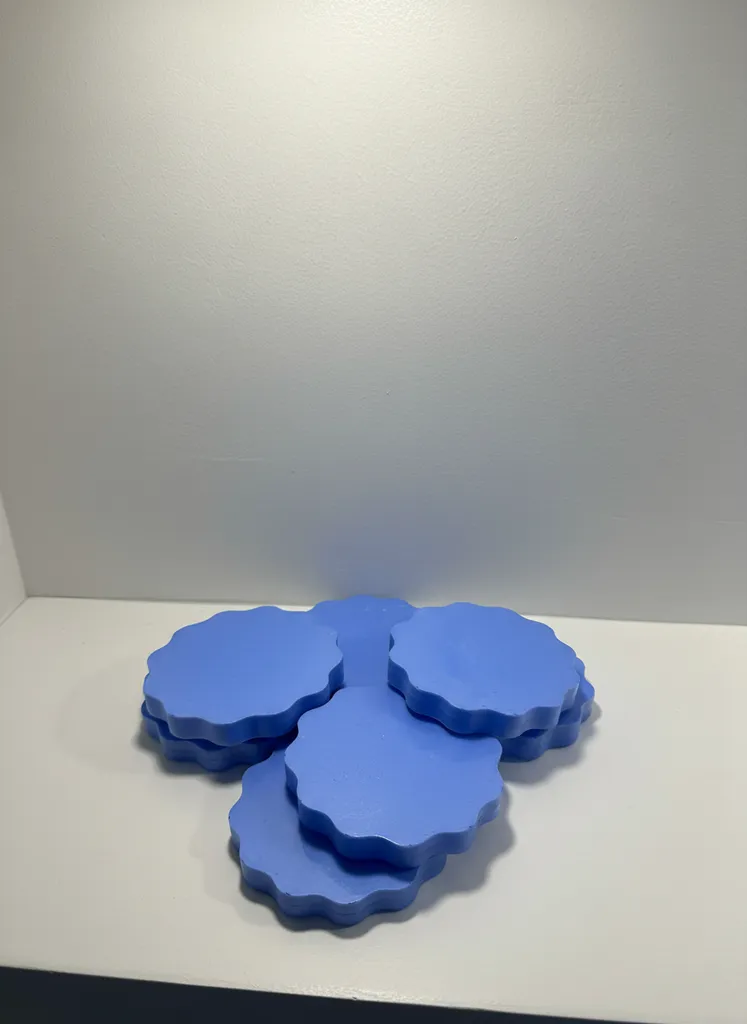 6'lı Mavi Bardak Altlığı