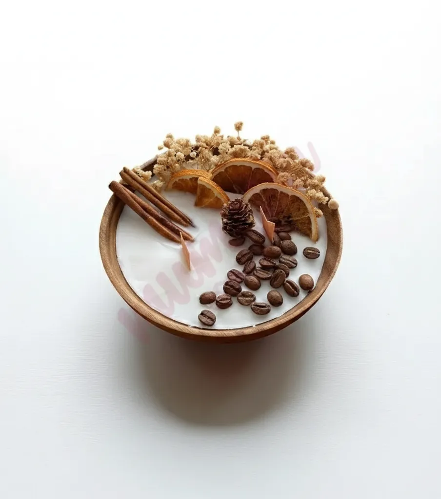 Kahve Kokulu Anlar Doğal Mum %100 Soyawax Doğal Mum