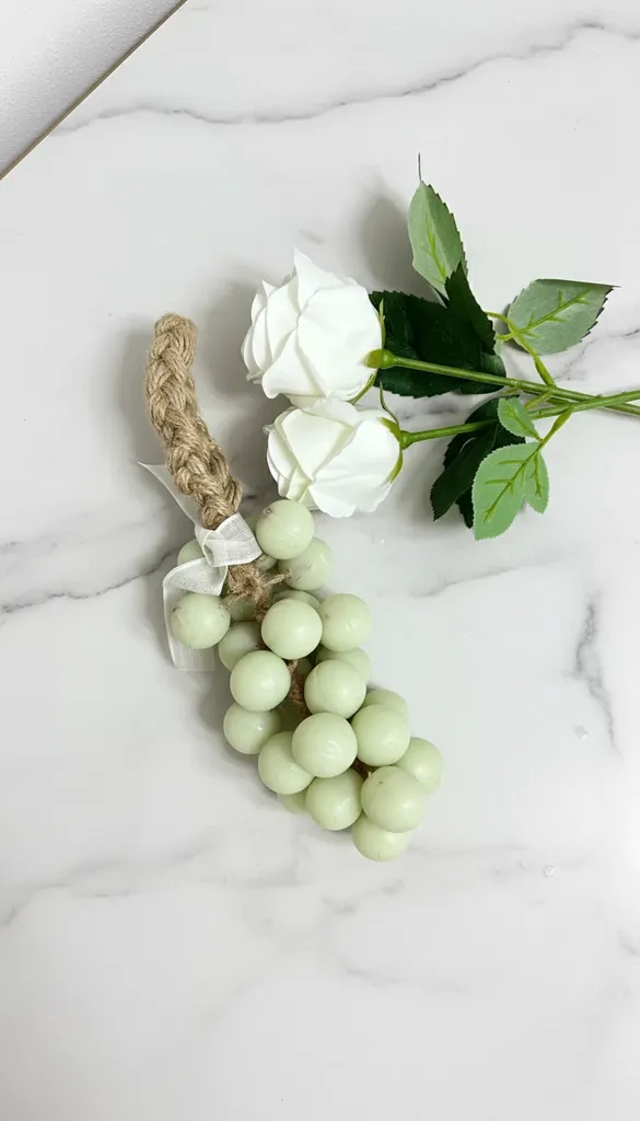 Açık Yeşil Üzüm Salkımı Dekoratif Sabun - El Yapımı Hediyelik