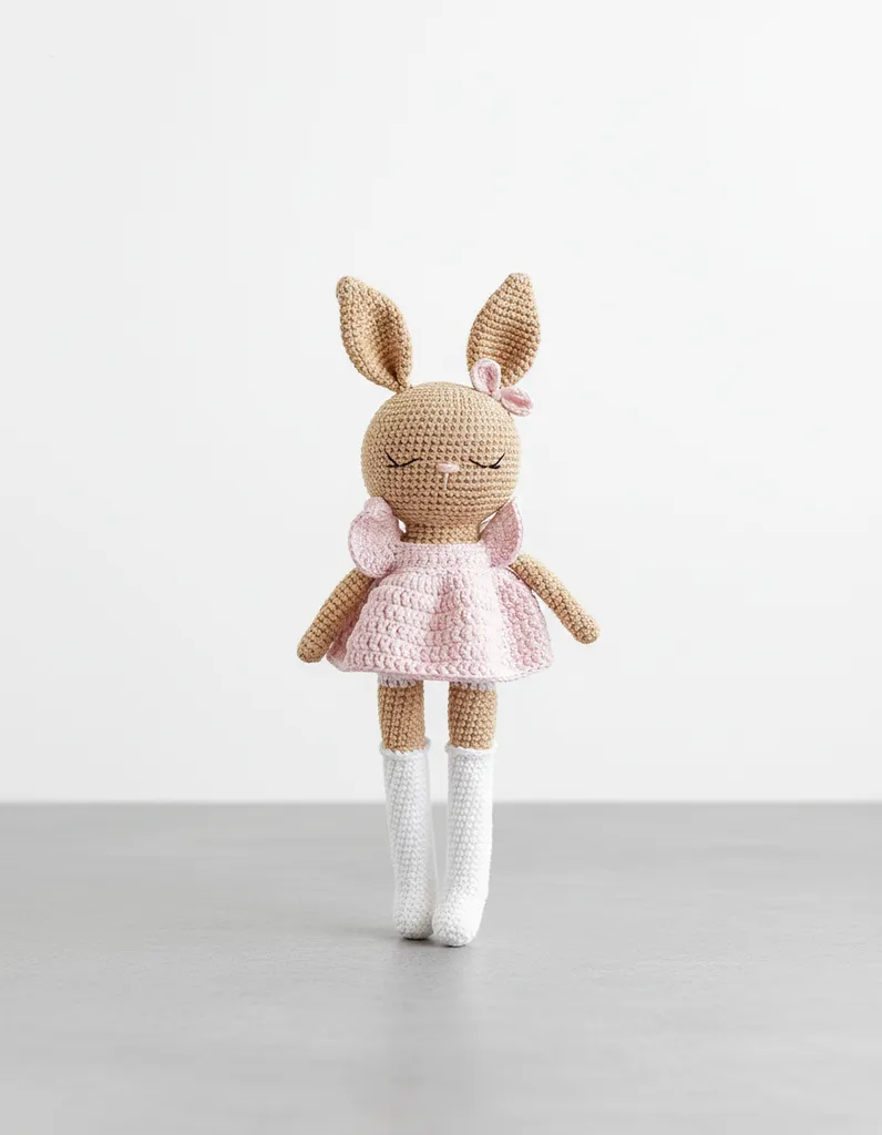 Amigurumi Oyuncak Tavşan - Zarif Tasarım ve Antialerjik İpler