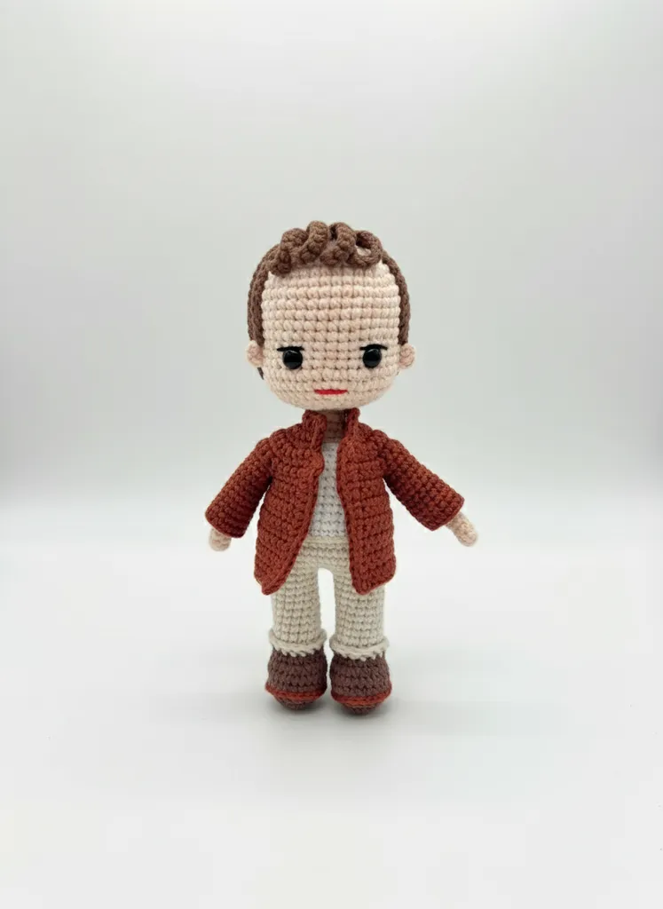 Amigurumi Mühendis Bebek - Örme Oyuncak Bebek - El Emeği