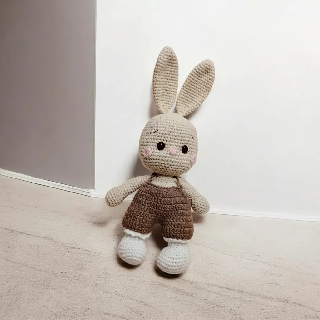 Amigurumi Tavşan Oyuncak - 15 cm Boyunda El Emeği Bebek Hediyesi
