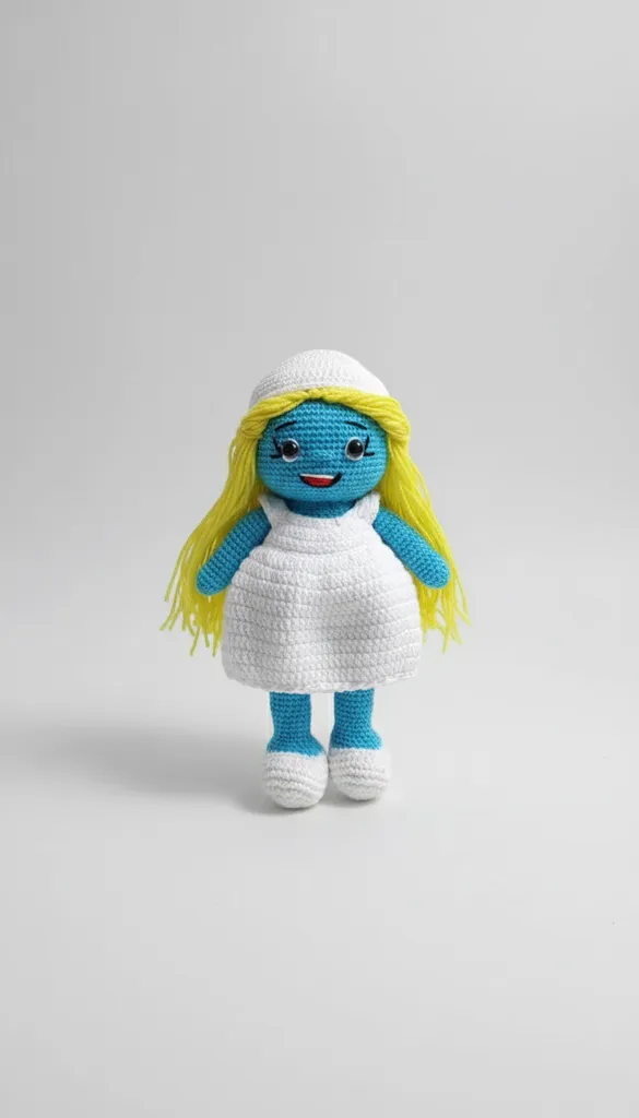 Şirine Bebek Amigurumi Oyuncak - Çizgi Film Karakteri, El Emeği