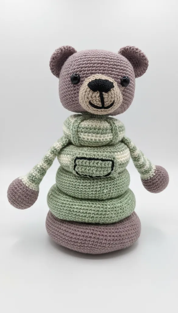 Örme Oyuncak Ayıcık - Eğitici ve Geliştirici Oyuncak