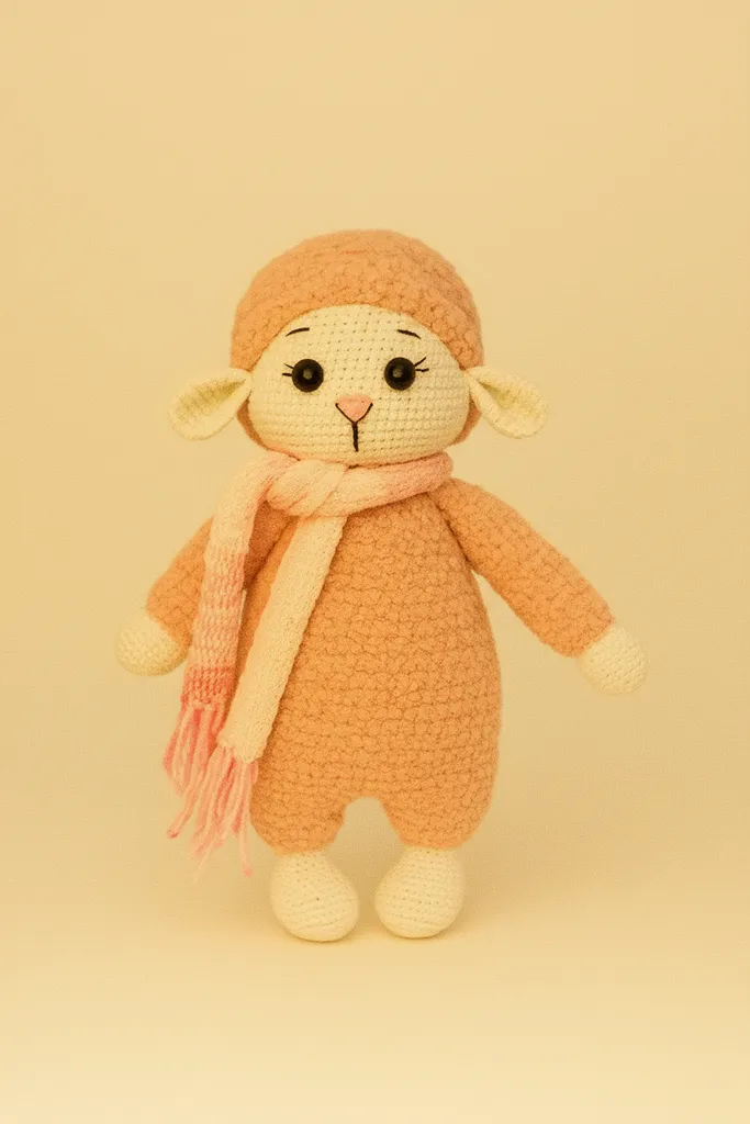 Amigurumi Kuzu Oyuncak | El Yapımı Pembe Örgü Bebek ve Dekoratif Oyuncak