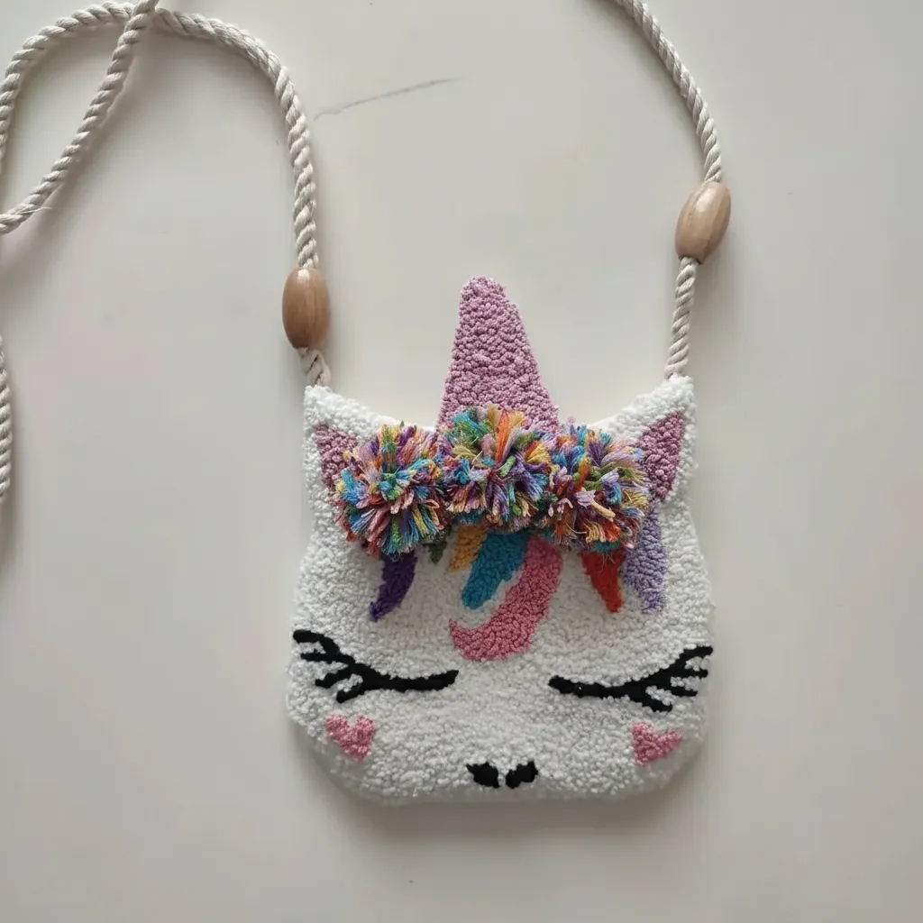 Punch Çocuk Çanta – Astarlı ve Çıtçıtlı El Yapımı (15-17 cm)