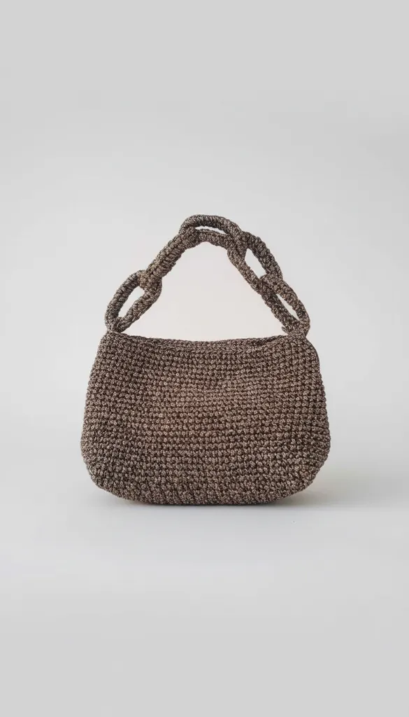 Örgü Çanta  El Emeği Zincir Model