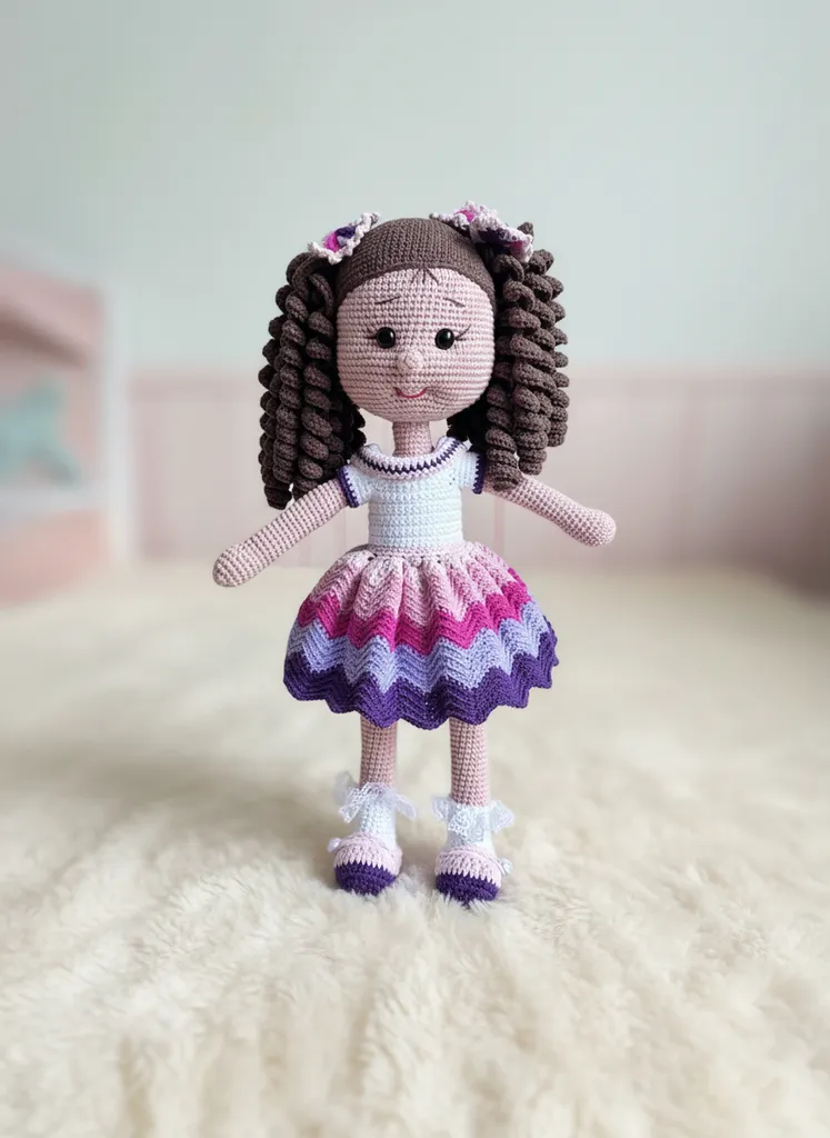 Örgü Karnaval Bebek Oyuncak - El Emeği Amigurumi Bebek
