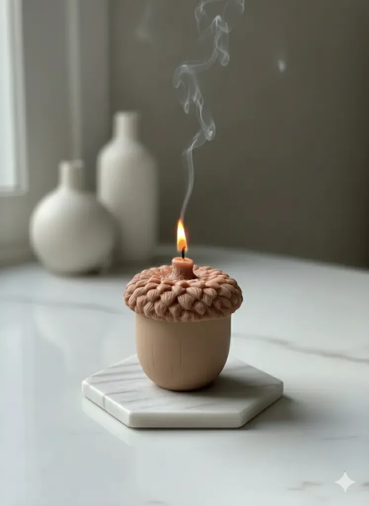 Dekoratif Palamut Mum - Doğal Soya Waxı ve El Yapımı Tasarım