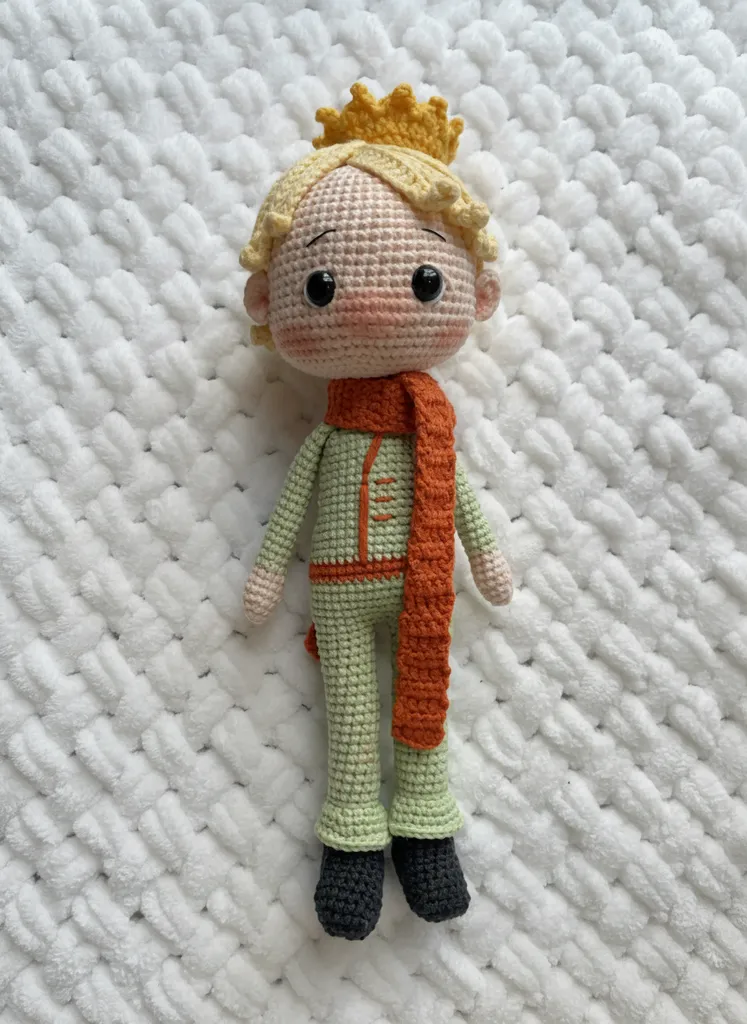 Amigurumi Küçük Prens Oyuncak - El Emeği Örgü Bebek Hediyesi