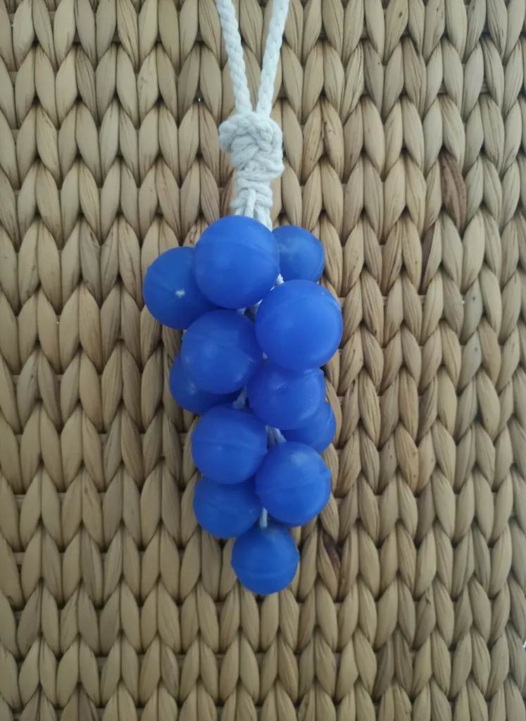 Mavi Üzüm Salkımı Sabun - Dekoratif El Yapımı Doğal Sabun