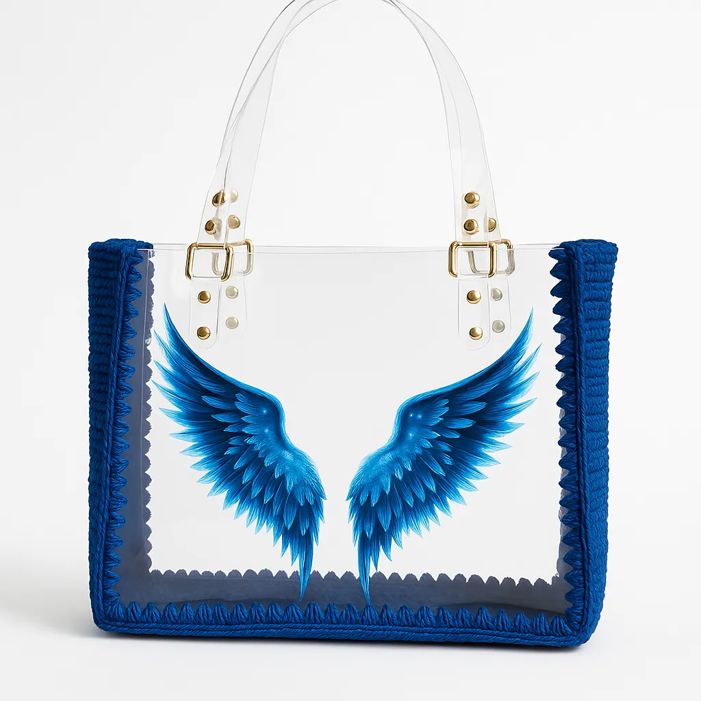 Kanat Figürlü El Yapımı Çanta