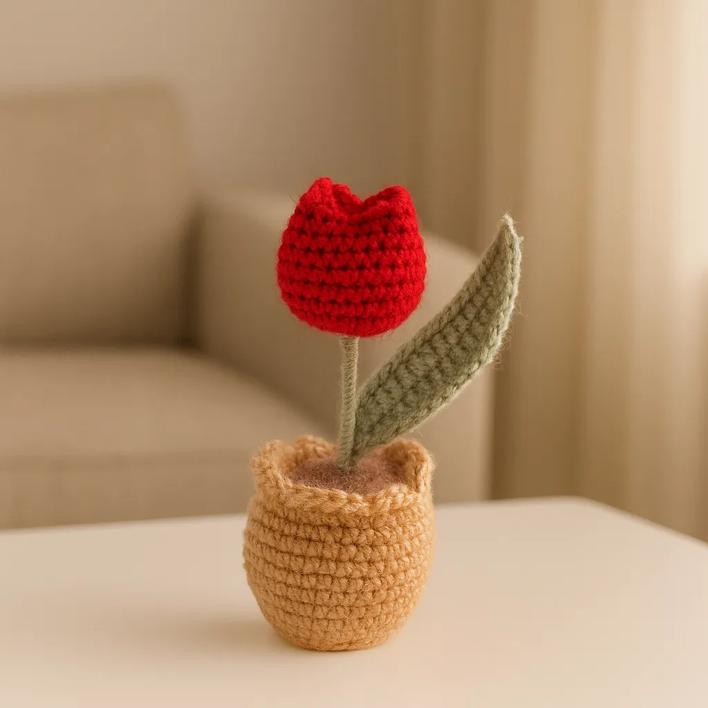 Single Tulip Red