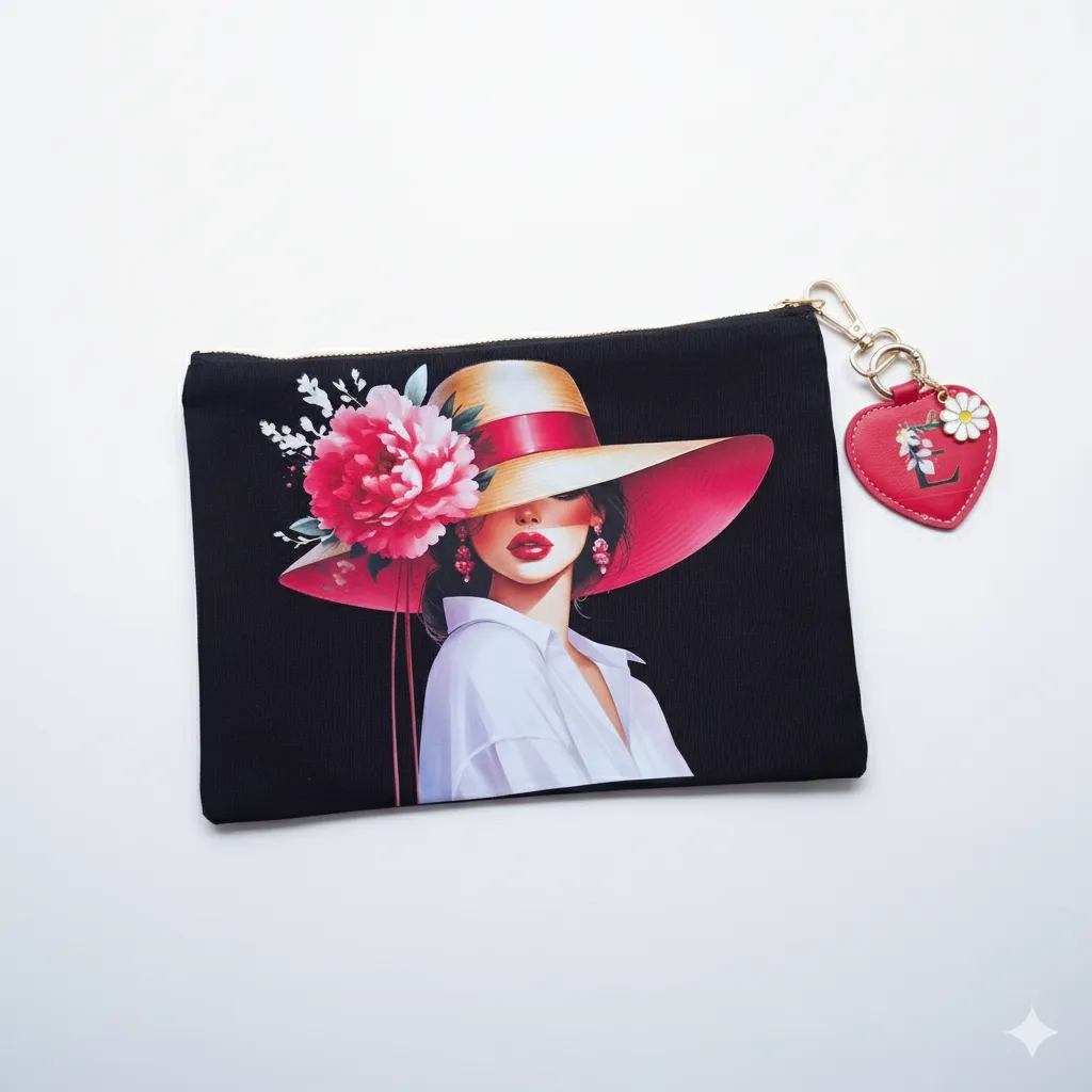 PERSONALIZED BAG AND KEYCHAIN SET