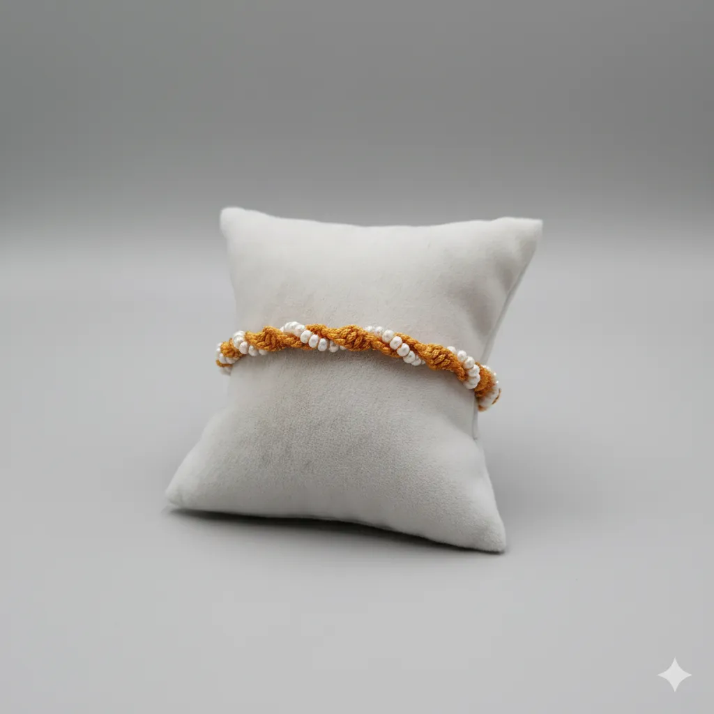 El Yapımı Örgü Tasarım Bileklik