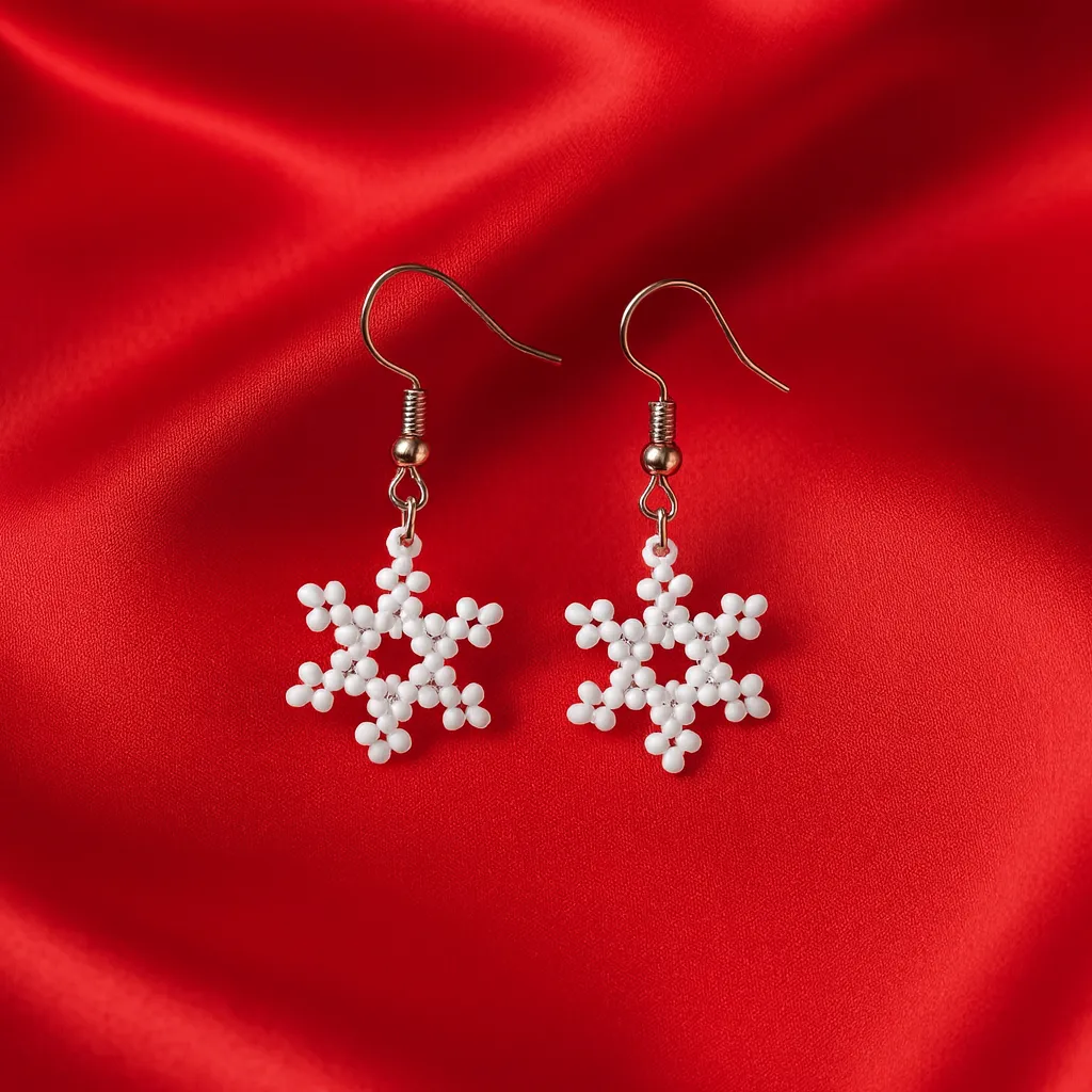 Kartanesi Boncuk Küpe – El Yapımı