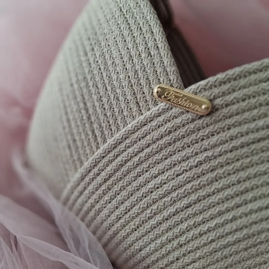 Gri Örgü Kol Çantası - Tress İple Yapılmış El İşçiliği