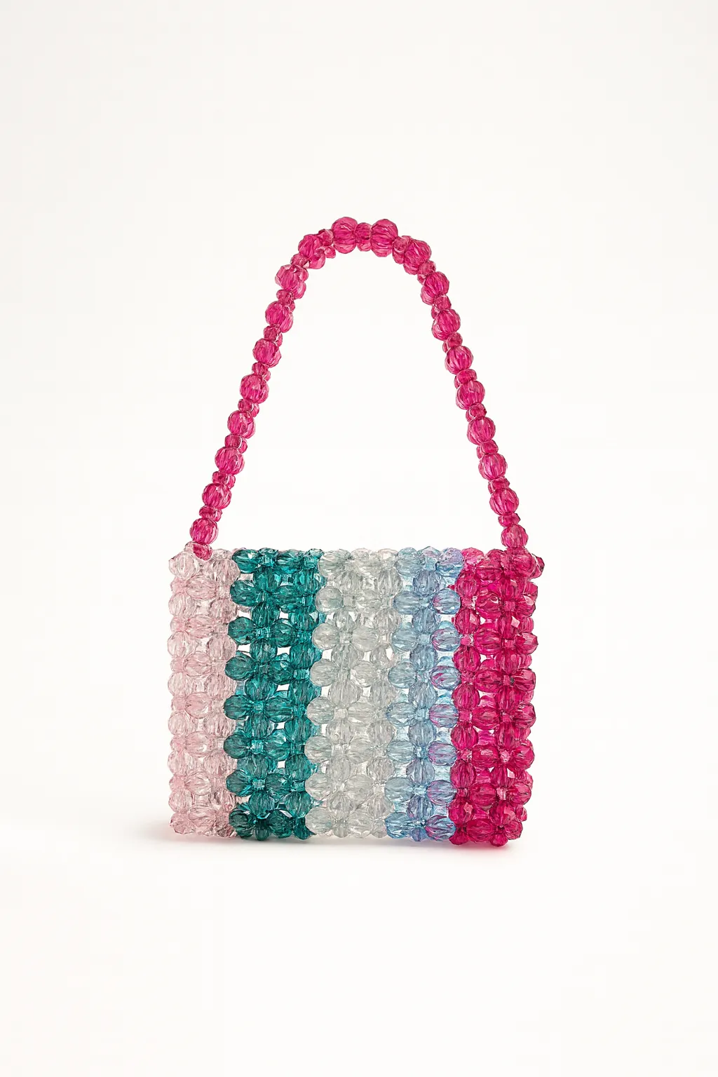 Renkli Boncuk Çanta