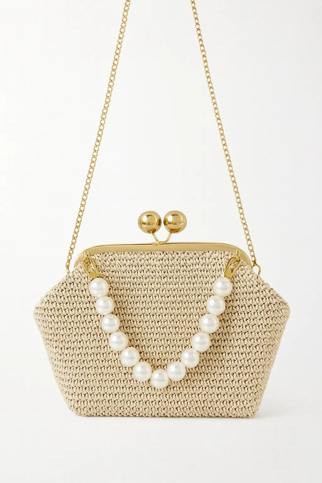 %100 El Yapımı Örgü Bohem Clutch & Portföy Çanta
