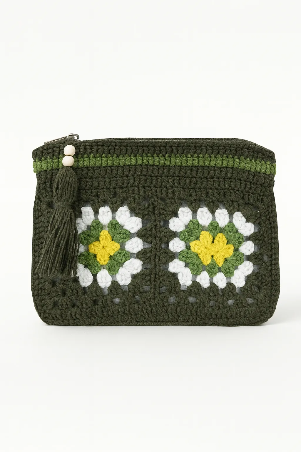 Yeşil Motif Cüzdan