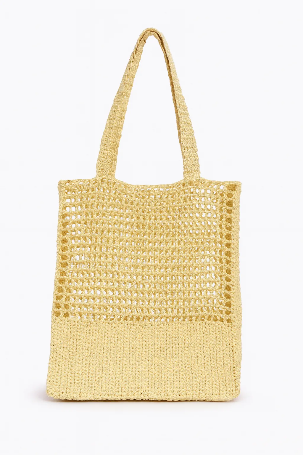 El Örgüsü Hasır Görünümlü Yazlık Çanta – File Model