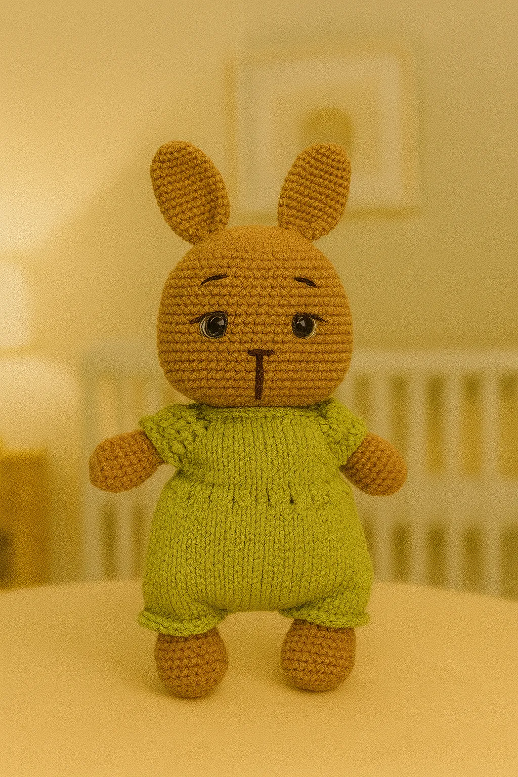 MASUM SURAT TAVŞAN – El Emeği Amigurumi Oyuncak | Çocuk ve Dekoratif Peluş