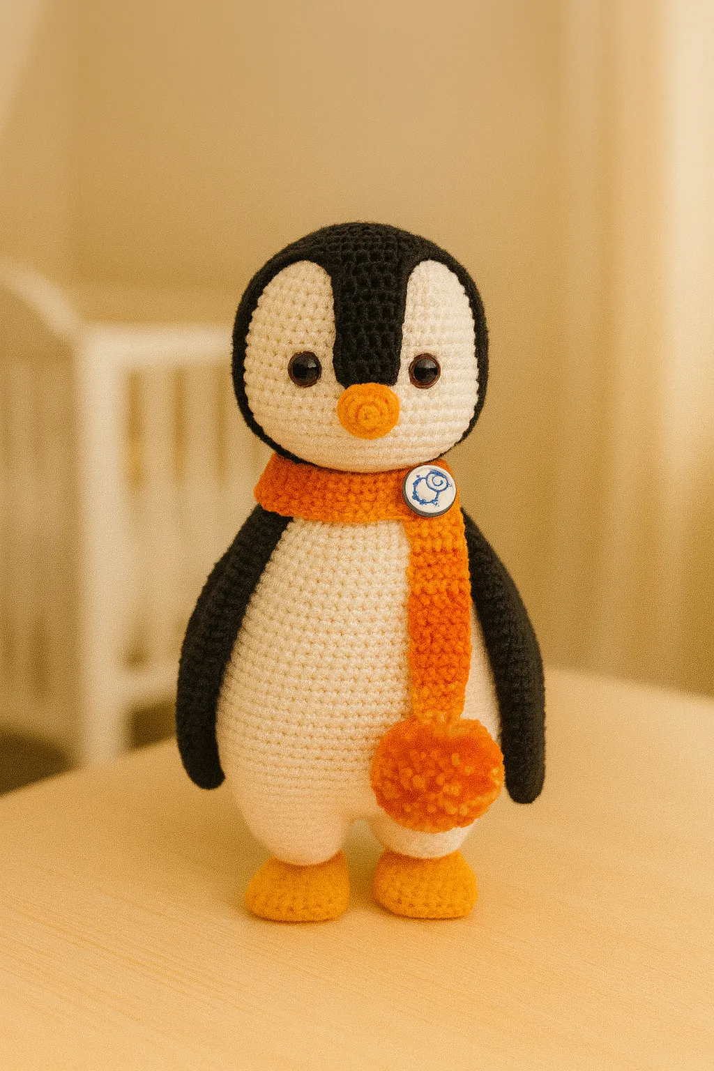 Amigurumi Penguen Oyuncak | El Yapımı Örgü Peluş Dekoratif Bebek