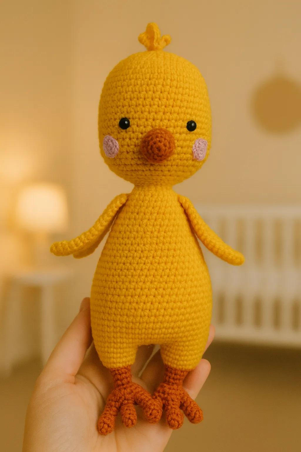 Amigurumi Civciv – 30 cm El Yapımı Oyuncak