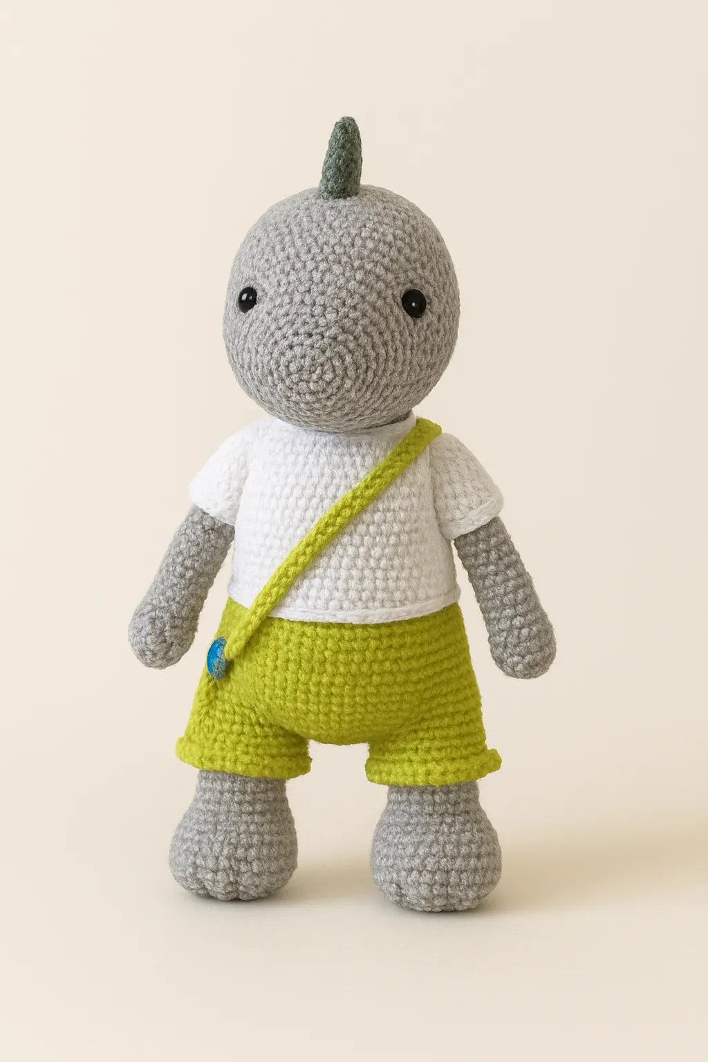 El Örgüsü Amigurumi Dinozor Oyuncak