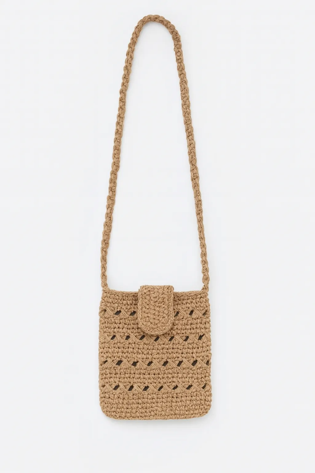 Kağıt İp Telefon Askılı Çanta