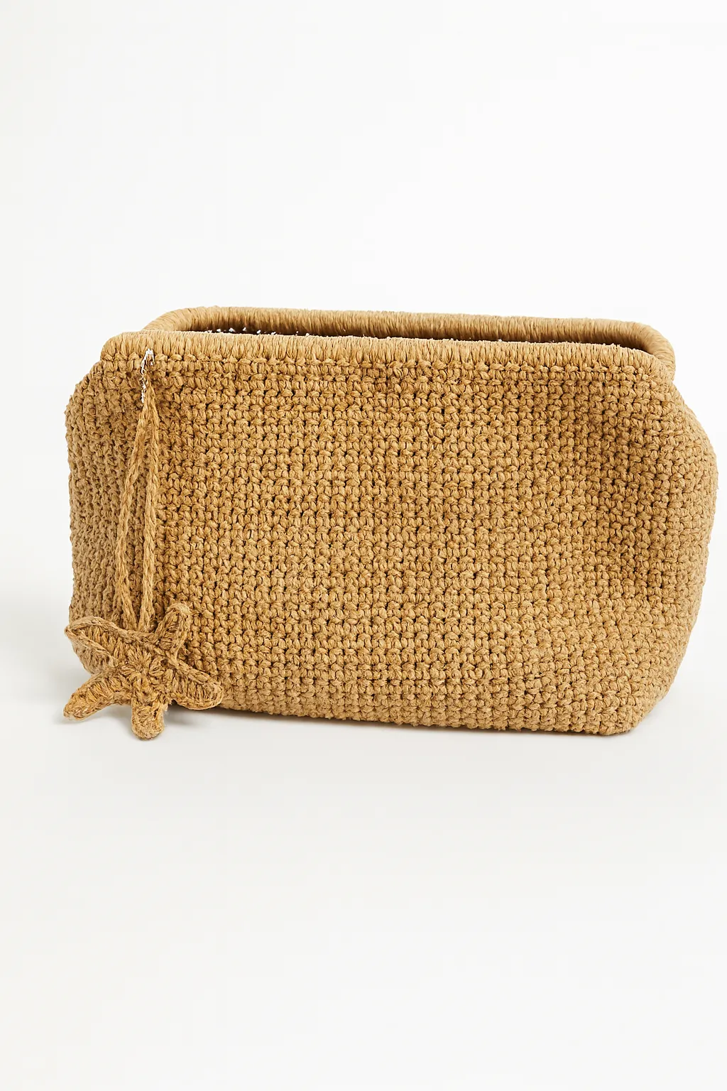 Hasır Saman Rengi Clutch Çanta – Şık ve Yazlık El Çantası