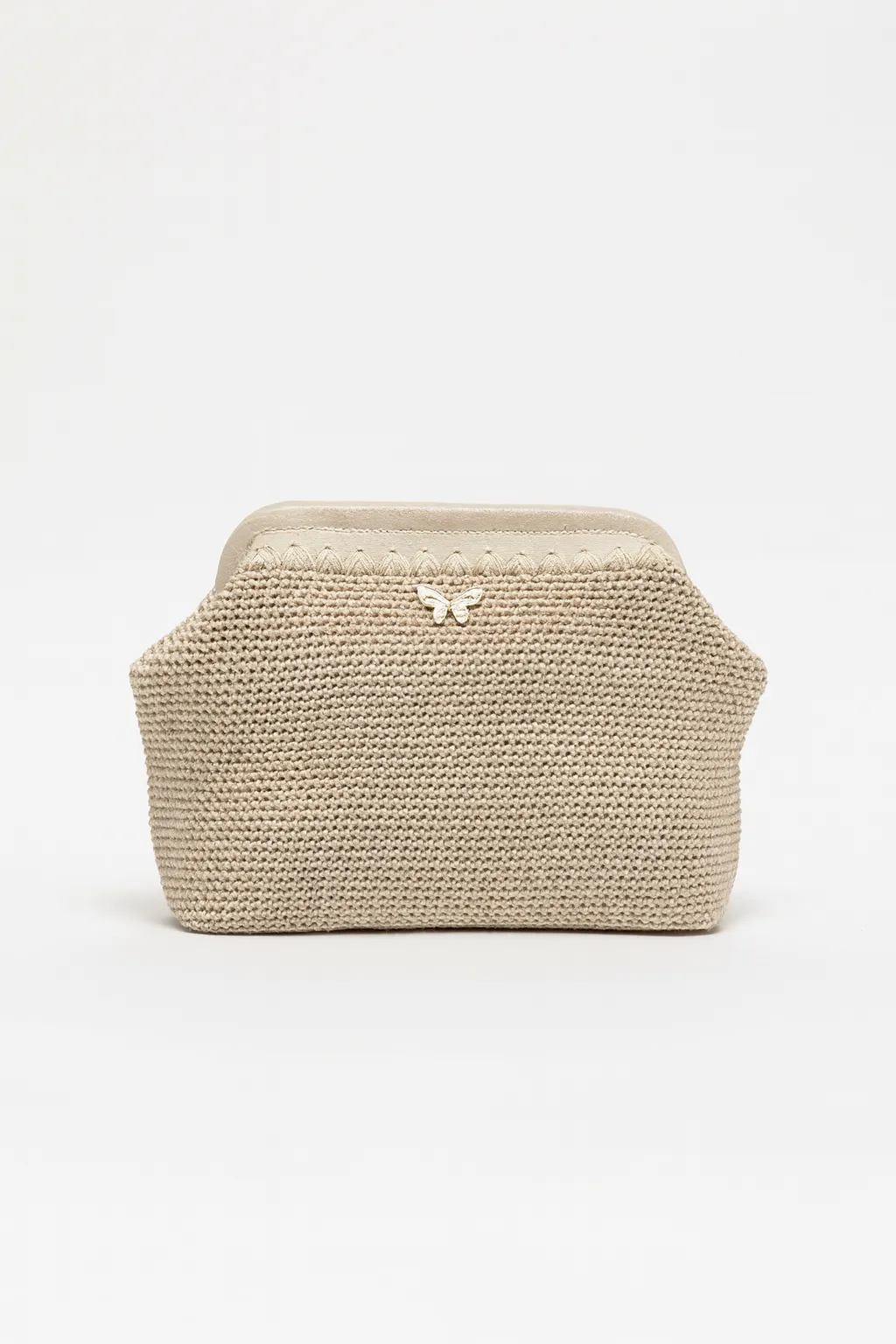 Evening hand knitted bag