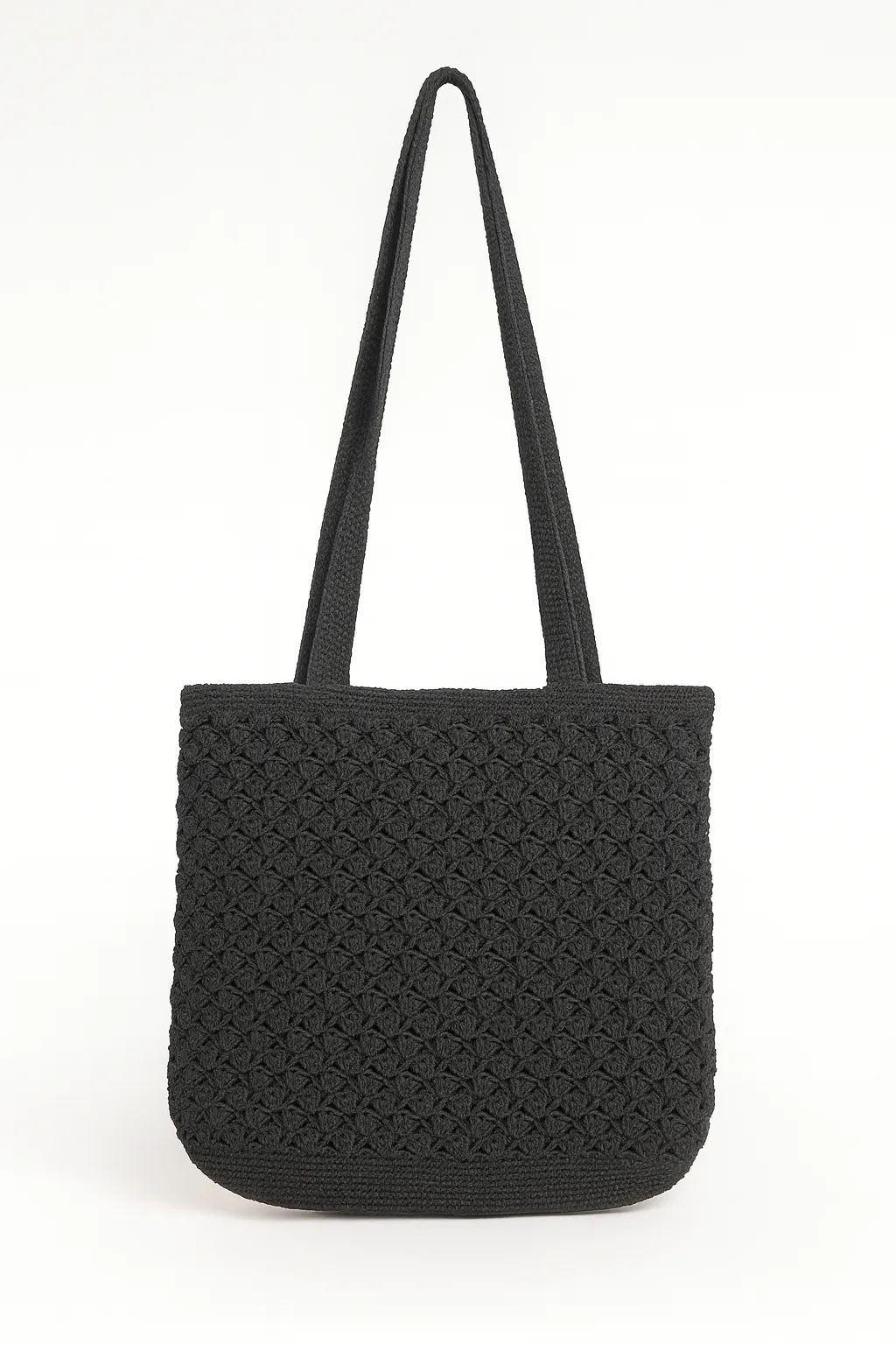 El Örgüsü Büyük Omuz Çantası